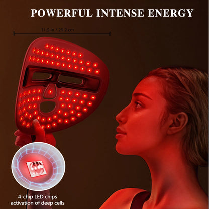 Red LED Light Skin Facial Care Mask